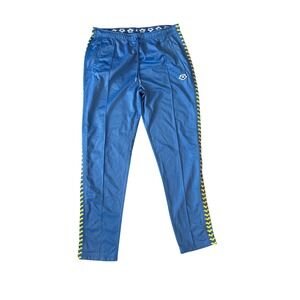 Arena Relax IV Team Track Pants Mens XL Blue Side Logo Taping